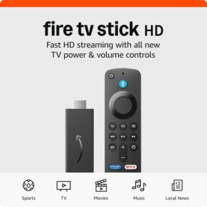 Read more about the article Amazon Fire TV Stick HD (newest model), free and live TV, Alexa Voice Remote, smart home controls, HD streaming